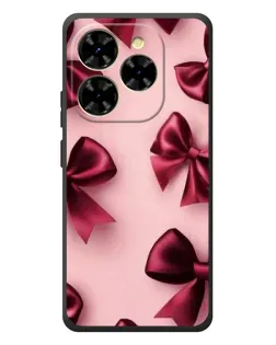 Чехол для Blackview Shark 9 с картинкой «Бордовый атлас»
