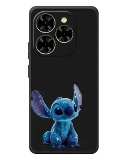 Чехол для Blackview Shark 9 с картинкой «Стич на черном»