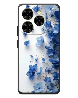 Чохол для Blackview Shark 9 з картинкою «Блакитний квітковий каскад»