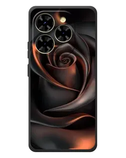 Чохол для Blackview Shark 9 з картинкою «Шовкова чорна троянда»