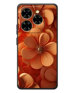Чохол для Blackview Shark 9 з картинкою «Помаранчева макро квітка»