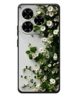 Чохол для Blackview Shark 9 з картинкою «Гілка дрібних білих квітів»