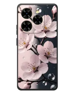 Чохол для Blackview Shark 9 з картинкою «Ніжня сакура та краплі»
