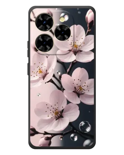 Чехол для Blackview Shark 9 с картинкой «Нежная сакура и капли» Чехол для Blackview Shark 9 с картинкой «Нежная сакура и капли»