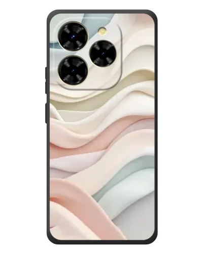 Чехол для Blackview Shark 9 с картинкой «Пастельные нежные волны»