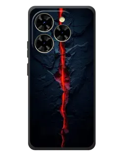 Чехол для Blackview Shark 9 с картинкой «Kрасная лавовая трещина»