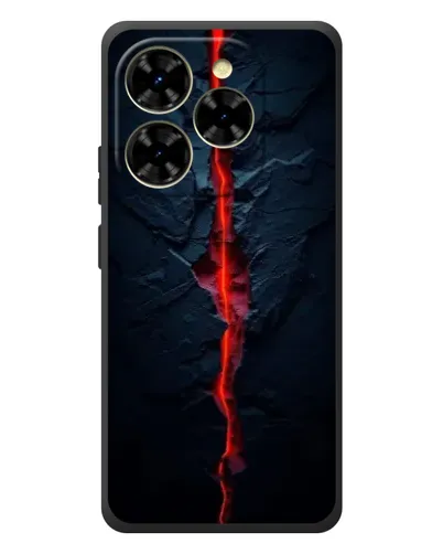 Чехол для Blackview Shark 9 с картинкой «Kрасная лавовая трещина»