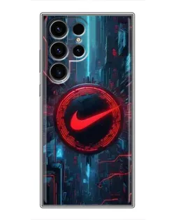 Чохол для Blackview Wave 10 з картинкою «Техногенний стиль Nike»