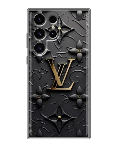 Чохол для Blackview Wave 10 з картинкою «Шкіряна текстура LV»