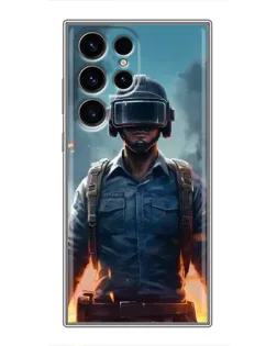 Чохол для Blackview Wave 10 з картинкою «PUBG — реалістичний герой»