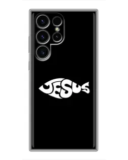 Чехол для Blackview Wave 10 с картинкой «Рыба Jesus»