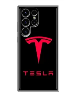 Чохол для Blackview Wave 10 з картинкою «Tesla Red Logo»