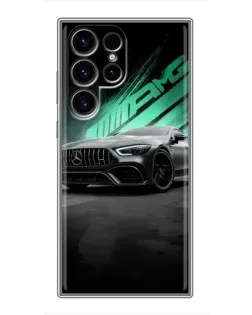 Чехол для Blackview Wave 10 с картинкой «Темный Mercedes AMG»