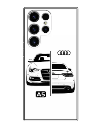 Чехол для Blackview Wave 10 с картинкой «Audi — контрастный дизайн»