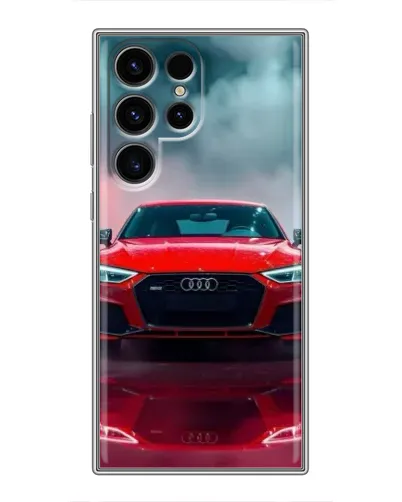 Чехол для Blackview Wave 10 с картинкой «Audi RS — красный стиль»