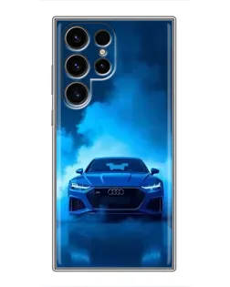 Чехол для Blackview Wave 10 с картинкой «Audi — голубая энергия»