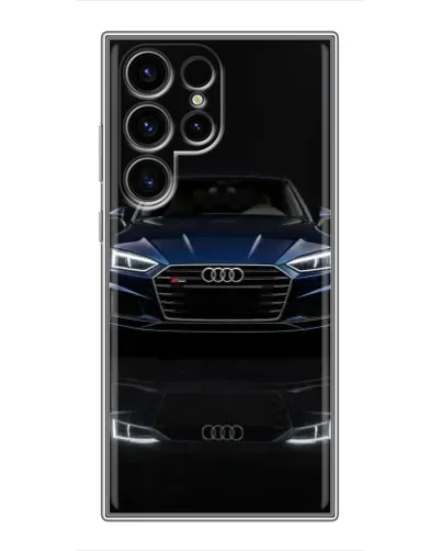 Чехол для Blackview Wave 10 с картинкой «Audi — ночное отражение»