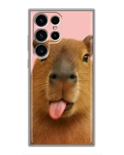Чохол для Blackview Wave 10 з картинкою «Капібара з язиком»