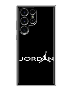 Чехол для Blackview Wave 10C с картинкой «Jordan White Logo»