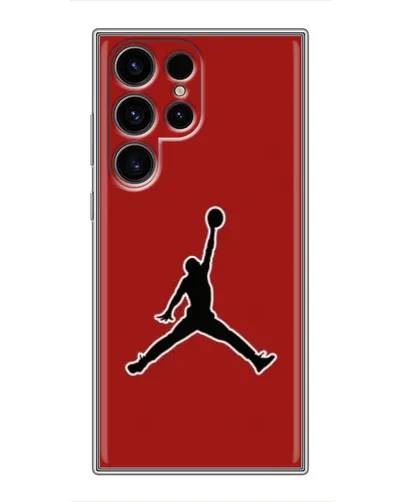 Чехол для Blackview Wave 10C с картинкой «Jordan Red Back»
