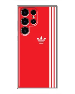 Чехол для Blackview Wave 10C с картинкой «Красный минимализм Adidas»