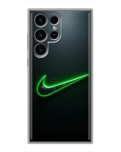 Чехол для Blackview Wave 10C с картинкой «Неоновый контур Nike»