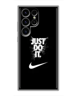 Чехол для Blackview Wave 10C с картинкой «Текстовый принт Nike»