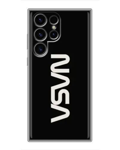 Чехол для Blackview Wave 10C с картинкой «NASA — вертикальный логотип»