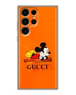 Чехол для Blackview Wave 10C с картинкой «Микки Маус Gucci — оранж»