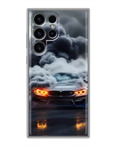 Чехол для Blackview Wave 10C с картинкой «BMW в дыму»