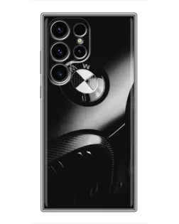 Чехол для Blackview Wave 10C с картинкой «Эмблема BMW — макро»