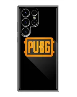 Чехол для Blackview Wave 10C с картинкой «PUBG — рамка лого»
