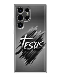 Чехол для Blackview Wave 10C с картинкой «Надпись Jesus Graffiti»