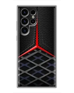 Чехол для Blackview Wave 10C с картинкой «Mercedes Carbon Grid»