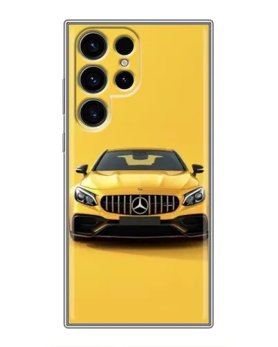 Чехол для Blackview Wave 10C с картинкой «Желтый Mercedes GT»