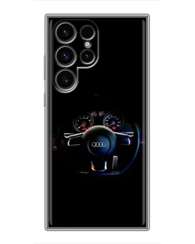 Чехол для Blackview Wave 10C с картинкой «Салон Audi — руль»