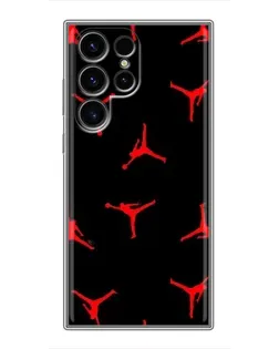 Чехол для Blackview Wave 2C с картинкой «Jordan Red Pattern»