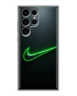 Чехол для Blackview Wave 2C с картинкой «Неоновый контур Nike»