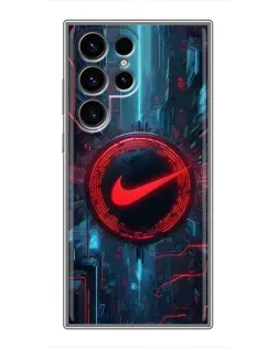 Чехол для Blackview Wave 2C с картинкой «Техногенный стиль Nike»
