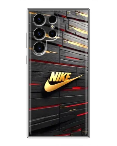 Чехол для Blackview Wave 2C с картинкой «Золотой Nike на металле»
