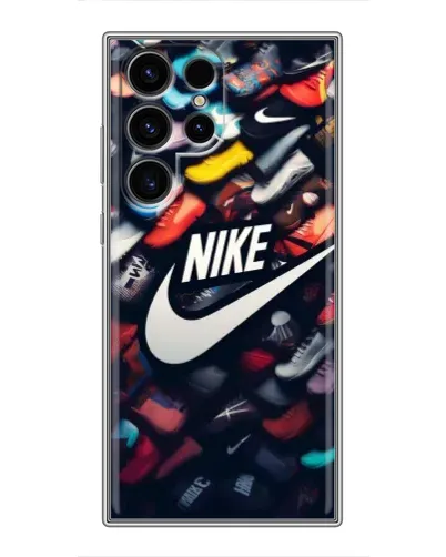 Чехол для Blackview Wave 2C с картинкой «Коллекция кроссовок Nike»
