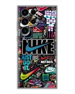 Чехол для Blackview Wave 2C с картинкой «Яркий коллаж Nike»