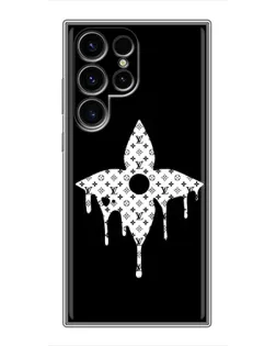 Чехол для Blackview Wave 2C с картинкой «Цветочная монограмма»