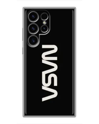 Чехол для Blackview Wave 2C с картинкой «NASA — вертикальный логотип»