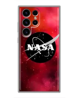 Чехол для Blackview Wave 2C с картинкой «NASA — красная туманность»