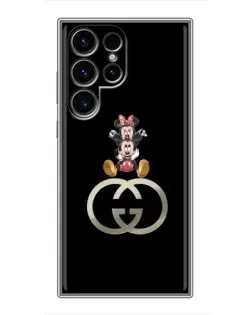 Чехол для Blackview Wave 2C с картинкой «Минни Маус на лого»