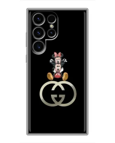 Чехол для Blackview Wave 2C с картинкой «Минни Маус на лого»