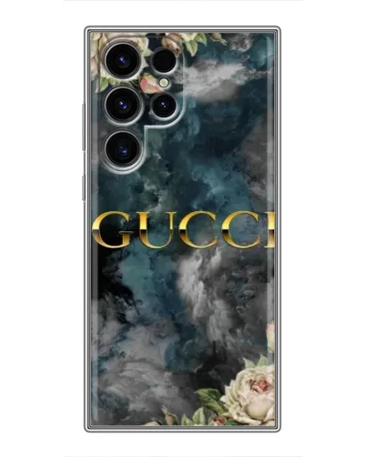 Чехол для Blackview Wave 2C с картинкой «Абстрактные цветы Gucci»