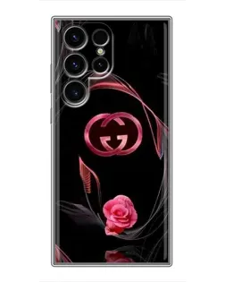Чехол для Blackview Wave 2C с картинкой «Gucci — неоновая роза»