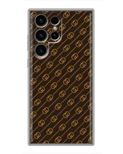 Чехол для Blackview Wave 2C с картинкой «Gucci — золотые диагонали»